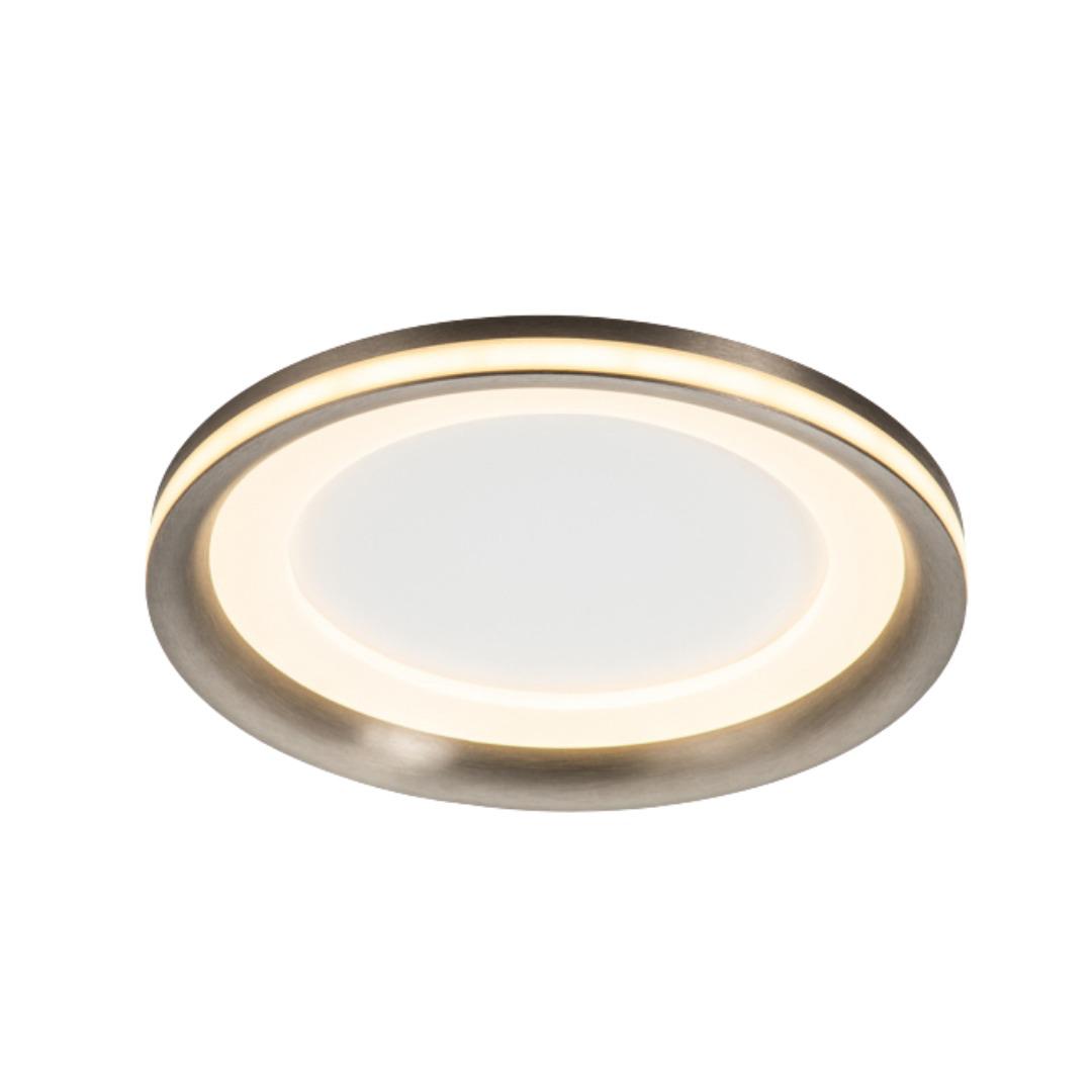 Moderna LED plafonjera atraktivnog dizajna i izgleda, koja vam nudi fleksibilnost u osvetljenju sa tri različite temperature boje svetla: topla bela (3000K), neutralna bela (4000K) i hladna bela (5700K).