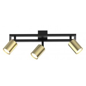 Spot lampa CRNO ZLATNA GU10*3