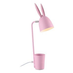 Stona lampa Forma DF4803-1TL BL u roze boji, sa E27 grlom, savršen je dodatak dečijem radnom stolu. Izrađena od metala i medijapana u dimenziji od 585x230x120 mm, kombinuje funkcionalnost i dekorativni šarm, pružajući idealno osvetljenje za učenje i igru.