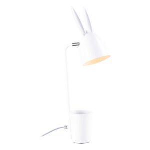 Stona lampa Forma DF4803-1TL BL u beloj boji, sa E27 grlom, savršen je dodatak dečijem radnom stolu. Izrađena od metala i medijapana u dimenziji od 585x230x120 mm, kombinuje funkcionalnost i dekorativni šarm, pružajući idealno osvetljenje za učenje i igru.