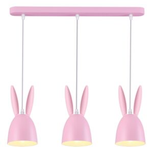 Visilica Forma DF4803-3VL BL savršen je izborza sobu vašeg mališana. Dolazi u roze boji, sa tri E27 grla. Izrađena je od metala i plastike u dimenziji od 1200x900x540mm, što je čini praktičnom i modernom u svakom prostoru.