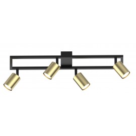 M190440 ZLATNO-CRNA spot lampa 4xGU10