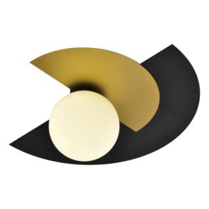Plafonska lampa Forma F4015-1G BK+SG dodaće vašem prostoru dugotrajno i elegantno osvetljenje. Opremljena je sa jednim E14 grlom što pruža mogućnost izbora sijalica koje želite.Kombiacija crne i zlatne boje lampe dodaje prestižan izgled, a njene dimenzije od 430x355mm omogućavaju da se lako uklopi u različite prostore, bilo da se radi o dnevnoj sobi, hodniku ili spavaćoj sobi. Izrađena od metala i stakla, ova lampa je elegantna, garantuje dugotrajan rad i sofisticiran izgled vašeg prostora.