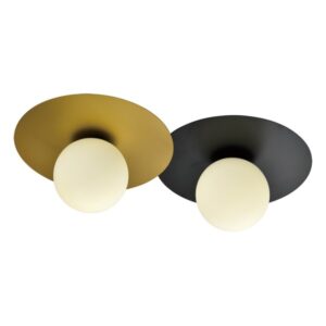 Plafonska lampa Forma F4015-2P BK+SG dodaće vašem prostoru dugotrajno i elegantno osvetljenje. Opremljena je sa dva E14 grla što pruža mogućnost izbora sijalica koje želite.Kombinacija crne i zlatne boje lampe dodaje prestižan izgled, a njene dimenzije od 525x280mm omogućavaju da se lako uklopi u različite prostore, bilo da se radi o dnevnoj sobi, hodniku ili spavaćoj sobi. Izrađena od metala i stakla, ova lampa je elegantna, garantuje dugotrajan rad i sofisticiran izgled vašeg prostora.