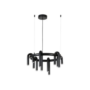 LED viseća lampa Forma FK2010-24V BK koja dolazi u crnoj boji što doprinosi modernom izgledu vaših prostorija.Sa jačinom od 24W i integrisanim LED svetlom a bojom svetla od 3000K omogućiče vam dugotrajno i elegantno osvetljenje.Izrađena je od metala i akrila.Zbog svojih dimenzija od 600mm idealna je za trpezarije, dnevne sobe, spavaće sobe.