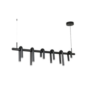 LED viseća lampa Forma FK2010-24VL BK koja dolazi u crnoj boji što doprinosi modernom izgledu vaših prostorija.Sa jačinom od 24W i integrisanim LED svetlom a bojom svetla od 3000K omogućiče vam dugotrajno i elegantno osvetljenje.Izrađena je od metala i akrila.Zbog svojih dimenzija od 800mm idealna je za trpezarije, dnevne sobe, spavaće sobe.
