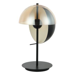 Stona lampa Forma FK7021-1T BK+AM sa jednim grlom (E27), predstavlja savršen spoj elegancije i funkcionalnosti. Kombinacija metala(crna boja) i stakla (amber boja) donosi toplinu i sofisticiranost u svaki prostor, nudeći savremeni izgled sa klasičnim dodirima. Ova lampa se lako uklapa u različite stilove enterijera.Zbog svojih dimenzija od 300x510mm idealna je za radne stolove, noćne ormariće ili kao dekorativni element u dnevnom boravku