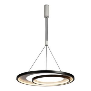 LED visilica Forma F2060-45V BK koja dolazi u crnoj boji, je modernog dizajna sa jačinom od 46W sa integrisanim LED svetlom i bojom svetla od 3000K omogućiče vam dugotrajno i elegantno osvetljenje.Zbog svojih dimenzija od Ø420xØ615mm ova visilica je idealna za osvetljenje trpezarije, spavaće ili dnevne sobe.