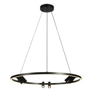 LED visilica Forma F2061-42V BK koja dolazi u crnoj boji,doprinosi modernom izgledu vaših prostorija.Sa jačinom od 42W sa integrisanim LED svetlom i bojom svetla od 3000K omogućiče vam dugotrajno i elegantno osvetljenje.Ovaj model ima dodatne reflektore koji dodatno pojačavaju osvetljenje u vašoj prostoriji.Zbog svojih dimenzija od Ø700mm idealna je za trpezarije, dnevne sobe, spavaće sobe.