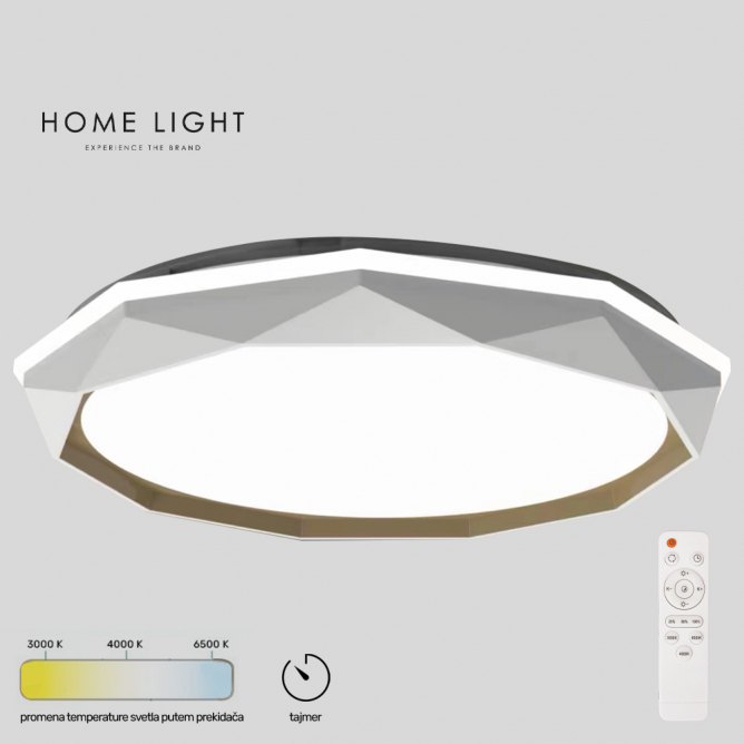VESTA 677 LED plafonjera sa podešavanjem temperature svetlosti (CCT) i opcijama snage 24W i 48W pruža izuzetno efikasno osvetljenje za svaki prostor. Idealna je za upotrebu u domovima, kancelarijama, hodnicima i drugim komercijalnim prostorima gde je potrebna fleksibilnost u osvetljenju.