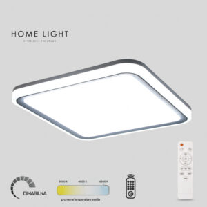 Vesta 666 led plafonjera sa CCT funkcijom snage 24W/48W omogućava lako podešavanje temperature boje svetlosti od 3000K do 6500K, što je čini savršenim rešenjem za dnevne boravke, spavaće sobe, hodnike i kancelarije.