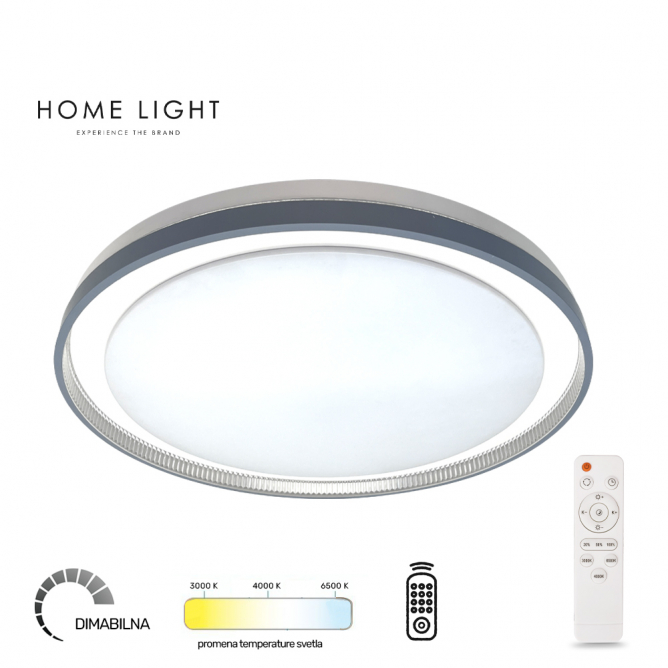 VESTA 669 je moderna led plafonjera sa opcijom podešavanja temperature svetlosti. Idealna je za prostorije u kojima je potrebno precizno osvetljenje sa različitim intenzitetima.