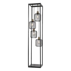 Podna lampa Forma F7044-4F BK+SG sa četiri grla (E27), predstavlja savršen spoj elegancije i funkcionalnosti.Izrađena je od metala u crnoj boji dok su grla u zlatnoj nijansi te svojim izgledom donosi toplinu i sofisticiranost u svaki prostor, nudeći savremeni izgled sa klasičnim dodirima.Zbog svojih dimenzija od 300x1530mm idealna dnevne ili spavaće sobe.