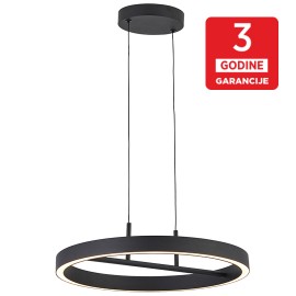 LED VISILICA 42W 3000K peščano crna