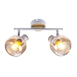 M180120 bela Spot lampa 2xE14