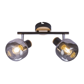 M180120 crna Spot lampa 2xE14