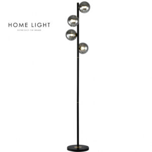 TALIA 27 podna lampa sa 4xG9 sijalice u crnoj i bakarnoj boji idealna je i za veće prostore, kao što su dnevne sobe ili hodnici, pružajući jak izvor svetlosti i elegantan izgled.