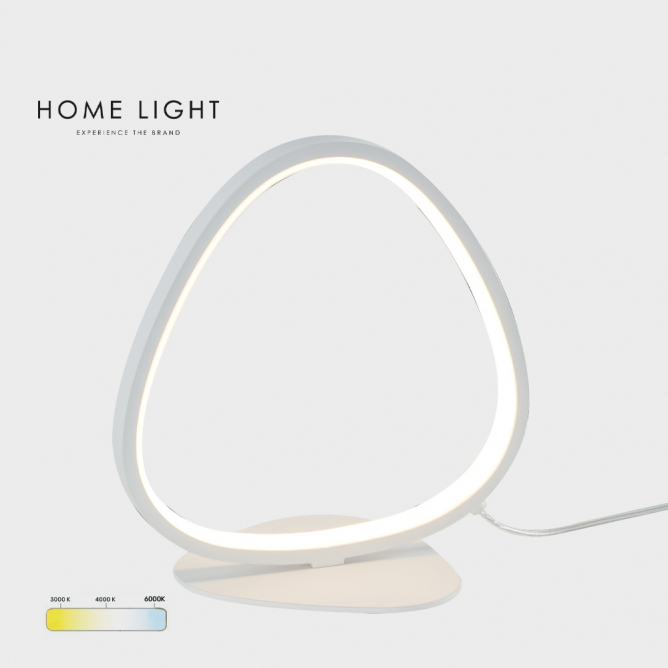 Stona lampa SOLEA 22 sa 12W LED svetlom omogućava izbor boje svetlosti, a njen moderni beli dizajn savršeno se uklapa u kancelarije i radne prostore, pružajući efikasnu i prijatnu rasvetu.