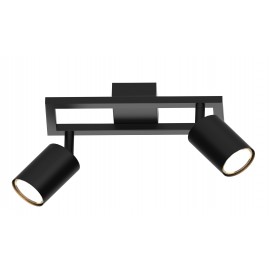 CRNA spot lampa 2xGU10 max. 35W