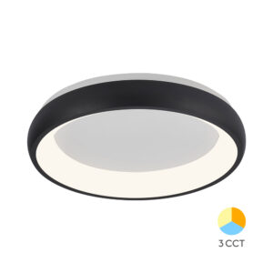 OKRUGLA-CRNA-36W-3U1-IP20-LED PLAFONJERA