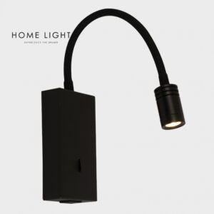 Minimalistička zidna led lampa sa 3W LED svetlom pruža usmereno svetlo koje je idealno za čitanje i druge situacije gde je potrebna precizna, fokusirana rasveta.