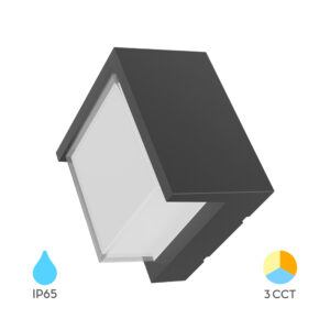 ZIDNA KVADRATNA SIVA IP65  15W