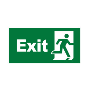 EXIT ZNAK - IZLAZ VRATA -PVC
