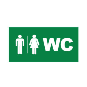 EXIT ZNAK-WC -PVC