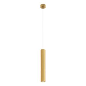 Viseća lampa Forma AFS117-1V SG donosi savremeni minimalistički dizajn u vaš enterijer. Izrađena od aluminijuma u elegantnoj zlatnoj boji, ova lampa dimenzija 60x430mm lako se uklapa u moderne prostore. Njen cilindrični oblik i GU10 grlo pružaju usmereno svetlo, čineći je idealnim izborom za akcentno osvetljenje ili za osvetljavanje manjih prostorija. Minimalistički izgled i kvalitetna izrada čine ovu lampu odličnim izborom za savremene enterijere.