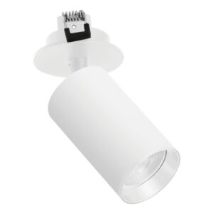 Ugradna plafonska lampa Forma AFS121-1U BK unosi savremen i elegantan karakter u svaki enterijer. Izrađena od aluminijuma u atraktivnoj crnoj boji, dimenzija 146x55x95mm, lako se uklapa u različite moderne ambijente. Njeno cilindrično kućište sa GU10 grlom omogućava usmeravanje svetlosti ka željenom pravcu, što je čini odličnim rešenjem za akcentno osvetljenje. Jednostavan dizajn, precizna izrada i moderan izgled čine ovu plafonsku lampu savršenim izborom za sve koji teže ka minimalizmu.
