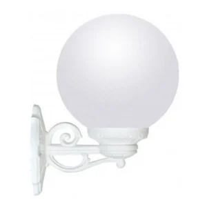 Zidna lampa BISSO/G250 BK OPAL IP55
