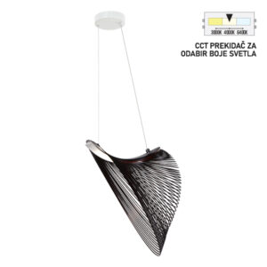 LED viseća lampa Forma FK2018-10V BR koja dolazi u braon boji doprinosi modernom izgledu vaših prostorija.Jačina od 10W sa integrisanim LED svetlom omogućiče vam dugotrajno osvetljenje.Izrađena je od akrila. Takođe poseduje CCT prekidač za odabir boje svetla od 3000K, 4000K ili 6400K,sto omogućava da podesite jačinu svetla vašim potrebama.Zbog svojih dimenzija od 320x280mm idealna je za trpezarije, dnevne sobe, spavaće sobe.