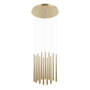LED luster Forma F2605-12LS BZ koji dolazi u boji bronze je jednostavnog i modernog dizajna sa jačinom od 52W sa integrisanim LED svetlom i bojom svetla od 3000K omogućiče vam dugotrajno i elegantno osvetljenje.Zbog svojih dimenzija od 1700xØ500mm ovaj luster je idealan za osvetljenje trpezarije, spavaće ili dnevne sobe.