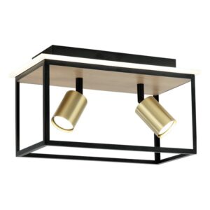Spot lampa Forma FG152-2 sa dva grla (GU10) i 12W jačine sa integrisanim LED svetlom i bojom svetla od 4000K doprinosi modernom izgledu vaših prostorija.Izrađena je od metala u crnoj boji i sa elementima od drveta, dok je grlo u boji zlata.Dizajn je modernog karaktera, sa elegantnim detaljima koji upotpunjuju njen luksuzni izgled.Zahvaljujući elegantnom horizontalnom obliku, bojama, originalnom i modernom dizajnu, može se uklopiti uz većinu enterijera.Zbog svojih dimenzija od 200x380x200mm ova lampa je idealna za trpezarije, dnevne sobe, spavaće sobe.