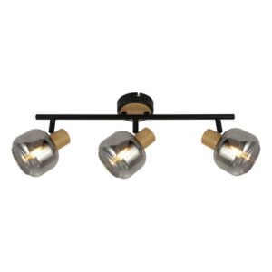 Spot lampa Forma FE408-3 BK sa tri grla (E14) doprinosi modernom izgledu vaših prostorija.Izrađena je od metala crne boje a abažuri od stakla.Dizajn je modernog karaktera, sa elegantnim detaljima koji upotpunjuju njen luksuzni izgled.Zahvaljujući elegantnom horizontalnom obliku, bojama, originalnom i modernom dizajnu, može se uklopiti uz većinu enterijera.Zbog svojih dimenzija od 480x120mm ova lampa je idealna za trpezarije, dnevne sobe, spavaće sobe.