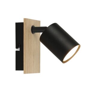Spot lampa Forma FG151-1 BK+WD sa jednim grlom (GU10) doprinosi modernom izgledu vaših prostorija.Izrađena je od metala u crnoj boji sa elementima od drveta.Dizajn je modernog karaktera, sa elegantnim detaljima koji upotpunjuju njen luksuzni izgled.Zahvaljujući elegantnom horizontalnom obliku, bojama, originalnom i modernom dizajnu, može se uklopiti uz većinu enterijera.Zbog svojih dimenzija od 400x120mm ova lampa je idealna za trpezarije, dnevne sobe, spavaće sobe.