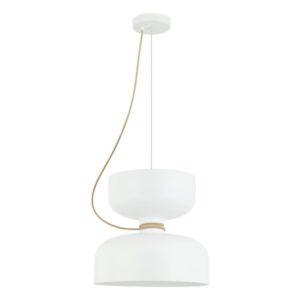 Viseća lampa Forma FK7030-2V WH odlikuje se jednostavnim, minimalističkim dizajnom koji se savršeno uklapa u savremene enterijere. Izrađena od metala u elegantnoj beloj boji, poseduje dva E27 grla i mogućnost dvostrane montaže, što joj pruža dodatnu fleksibilnost u postavljanju. Idealan je izbor za osvetljenje dnevne sobe, trpezarije, kancelarije ili bilo koje stambene ili poslovne prostorije u kojima želite spoj funkcionalnosti i diskretnog stila.