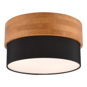Plafonska lampa Forma F7822-2P BK+WD dodaće vašem prostoru dugotrajno i elegantno osvetljenje. Opremljena je sa dva E27 grla što pruža mogućnost izbora sijalica koje želite. Crna boja lampe dodaje prestižan izgled dok drvo daje toplinu, njene dimenzije od 300x220mm omogućavaju da se lako uklopi u različite prostore, bilo da se radi o dnevnoj sobi, hodniku ili spavaćoj sobi. Izrađena od tekstila i drveta, ova lampa je elegantna, garantuje dugotrajan rad i sofisticiran izgled vašeg prostora.