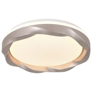 LED plafonska lampa Forma LP-421-54R BK u elegantnoj crnoj boji donosi moderan izgled i visok nivo funkcionalnosti u svaki enterijer. Izrađena je od metala i akrila, što joj obezbeđuje dugotrajnost i kvalitetnu završnu obradu. Sa snagom od 54W i integrisanim LED izvorom svetla, pruža snažno, dugotrajno i energetski efikasno osvetljenje. Omogućava podešavanje temperature boje svetla u rasponu od 3000K do 6400K, kao i dimovanje, čime lako prilagođavate ambijent svojim potrebama (uz daljinski upravljač F2006RI koji se kupuje zasebno). Dodatnu praktičnost pruža CCT memory funkcija, zahvaljujući kojoj lampa pamti poslednje izabranu boju svetla prilikom uključivanja putem zidnog prekidača. Prečnika 385 mm, idealan je izbor za dnevne i spavaće sobe, kao i trpezarije, gde će se svojim sofisticiranim dizajnom lako uklopiti u različite stilove uređenja.