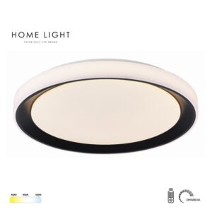 LED plafonjera, plafonska svetiljka 24/48W CCT crna sa daljinskim upravljanjem pruža podesivo osvetljenje (3000K–6000K) za dnevnu sobu, spavaću sobu i moderne enterijere. Dimabilna rasveta sa promenom snage omogućava maksimalnu kontrolu ambijenta i uštedu energije. Model SOLEA 101 predstavlja savremeno rešenje za plafonsku rasvetu koje kombinuje funkcionalnost i minimalistički dizajn. Zahvaljujući CCT tehnologiji, moguće je birati između toplog, neutralnog i hladnog svetla, u zavisnosti od potrebe i doba dana. Ova svetiljka automatski prilagođava snagu u odnosu na temperaturu boje: radi sa 24W pri toplom (3000K) i hladnom svetlu (6000K), dok pri neutralnom svetlu (4000K) koristi maksimalnih 48W, uz mogućnost dodatnog dimovanja. Ugrađeni LED modul (120 lm/W, Ra>80) obezbeđuje kvalitetno i ravnomerno osvetljenje, dok funkcije poput memorije, noćnog režima i tajmera za gašenje dodatno povećavaju komfor korišćenja. Daljinski upravljač omogućava jednostavno podešavanje svih opcija. Crna završna obrada i kombinacija materijala (metal + PMMA) čine ovu lampu idealnom za moderne i minimalističke prostore.