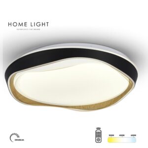 SOLEA 108 LED plafonjera sa promenljivom snagom 24W/48W, 3CCT funkcijom i dimovanjem nudi savršen spoj dizajna i naprednih funkcija LED rasvete. Upravljanje putem infracrvenog daljinskog omogućava brzo i jednostavno podešavanje osvetljenja. Svetiljka poseduje memoriju poslednjih podešavanja, funkciju gašenja nakon 30 sekundi i noćno svetlo, što je čini izuzetno praktičnom za svakodnevnu upotrebu. Tri temperature svetla omogućavaju prilagođavanje ambijenta u zavisnosti od potrebe. Plafonjera menja snagu u zavisnosti od boje svetla: 24W pri toplom svetlu (3000K) i hladnom svetlu (6000K), a 48W pri neutralnom svetlu (4000K), uz mogućnost dimovanja jačine osvetljenja. Kombinacija crne boje i drveta daje toplinu prostoru, čineći je idealnim izborom za dnevne i spavaće sobe.
