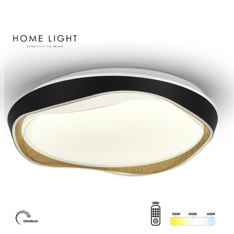 SOLEA 108 LED plafonjera sa promenljivom snagom 24W/48W, 3CCT funkcijom i dimovanjem nudi savršen spoj dizajna i naprednih funkcija LED rasvete. Upravljanje putem infracrvenog daljinskog omogućava brzo i jednostavno podešavanje osvetljenja. Svetiljka poseduje memoriju poslednjih podešavanja, funkciju gašenja nakon 30 sekundi i noćno svetlo, što je čini izuzetno praktičnom za svakodnevnu upotrebu. Tri temperature svetla omogućavaju prilagođavanje ambijenta u zavisnosti od potrebe. Plafonjera menja snagu u zavisnosti od boje svetla: 24W pri toplom svetlu (3000K) i hladnom svetlu (6000K), a 48W pri neutralnom svetlu (4000K), uz mogućnost dimovanja jačine osvetljenja. Kombinacija crne boje i drveta daje toplinu prostoru, čineći je idealnim izborom za dnevne i spavaće sobe.