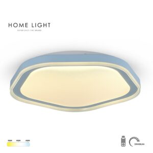 SOLEA 128 LED plafonjera sa promenljivom snagom 24W/48W i 3CCT funkcijom pruža moderno, prilagodljivo i energetski efikasno osvetljenje za različite tipove prostora. Uz daljinski upravljač, lako se podešava jačina i boja svetla prema željenom ambijentu. Svetiljka menja snagu u zavisnosti od boje svetla: 24W pri toplom svetlu (3000K) i hladnom svetlu (6000K), dok je 48W pri neutralnom svetlu (4000K), uz mogućnost dimovanja. Dodatne funkcije uključuju memoriju poslednjeg podešavanja, noćno svetlo i automatsko gašenje nakon 30 sekundi, što omogućava veću praktičnost u svakodnevnoj upotrebi. Plava završna obrada daje dekorativan i moderan izgled, idealan za dečije sobe, spavaće sobe ili kreativne enterijere. LED tehnologija obezbeđuje dug vek trajanja, ravnomerno osvetljenje i nisku potrošnju energije.