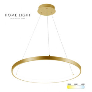 LED luster 28W 3CCT zlatni SOLEA 158 predstavlja elegantno i moderno rešenje za unutrašnje osvetljenje, koje kombinuje dekorativni dizajn i funkcionalnu LED tehnologiju. Idealan je za dnevne sobe, trpezarije i reprezentativne prostore gde je važan estetski efekat rasvete. Ovaj LED luster omogućava izbor između tri temperature svetla (3000K topla, 4000K neutralna i 6000K hladna), čime se lako prilagođava različitim ambijentima i potrebama prostora. Sa svetlosnim fluksom od 1260 lumena i snagom od 28W, pruža efikasno i prijatno osvetljenje uz nisku potrošnju energije. Zlatna završna obrada i moderan dizajn čine ga dekorativnim elementom enterijera, dok kvalitetna izrada od metala i aluminijuma obezbeđuje dug vek trajanja. Ugrađena LED tehnologija eliminiše potrebu za zamenu sijalica, što dodatno olakšava održavanje.