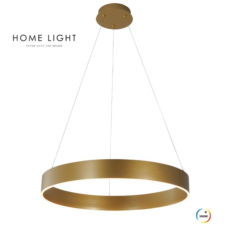 LED luster 30W 3000K zlatni SOLEA 161 je elegantno dekorativno osvetljenje koje kombinuje toplu svetlost i moderan dizajn za prijatnu atmosferu u enterijeru. Idealan je za dnevne sobe, trpezarije i reprezentativne prostore gde je važan estetski i ambijentalni efekat rasvete. Ovaj LED luster emituje toplu belu svetlost (3000K) koja stvara prijatan i opuštajući ambijent. Sa svetlosnim fluksom od 1500 lumena i snagom od 30W, obezbeđuje snažno, ali ugodno osvetljenje uz visoku energetsku efikasnost. Zlatna završna obrada i moderan viseći dizajn čine ga izraženim dekorativnim elementom u prostoru. Izrađen od kvalitetnog metala i aluminijuma, pruža dug vek trajanja i stabilan rad. Ugrađeni LED izvor svetlosti eliminiše potrebu za zamenu sijalica, što doprinosi jednostavnom održavanju i pouzdanosti.