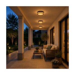 LED PLAFONJERA BLM230CW 18W CCT CRNA IP65