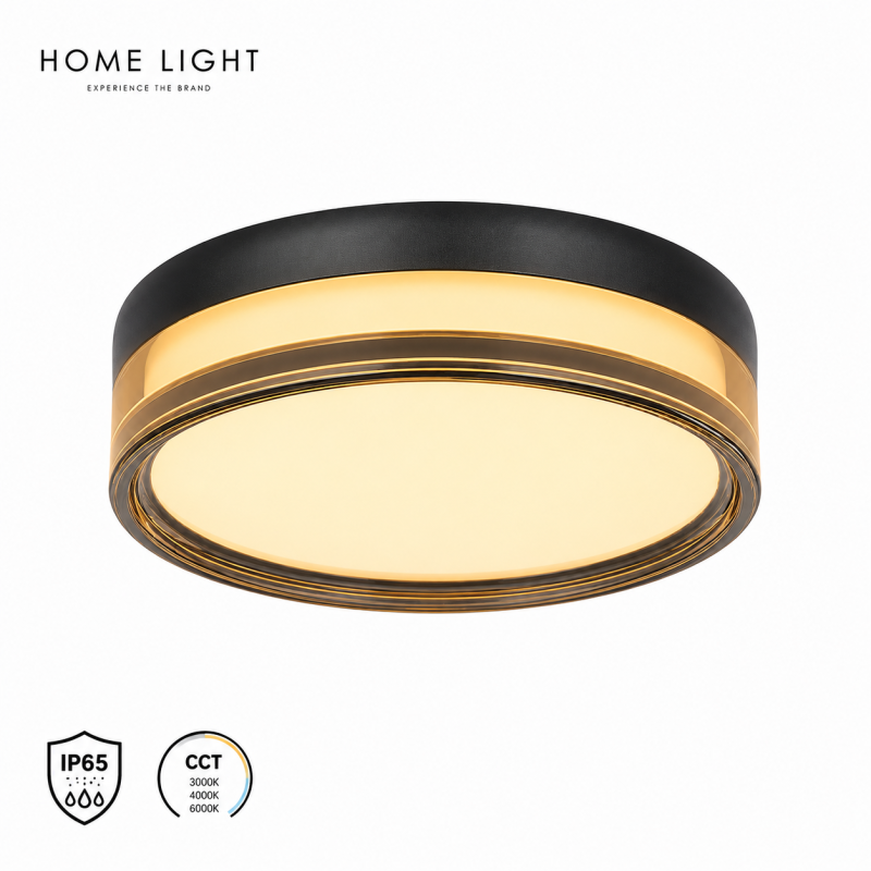 LED PLAFONJERA BLM230CW 18W CCT CRNA IP65