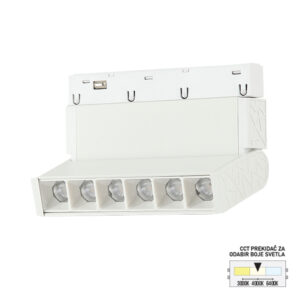 LED magnetna svetiljka CCT FM2101-⁠6 WH